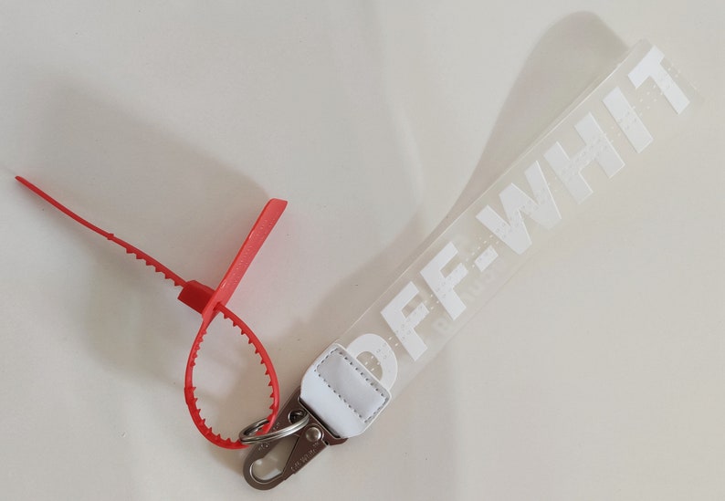 Off Wristlet Car Key Fob Jelly Fashion Lanyard Clip Etsy