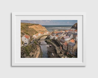 Staithes Village - Photography Print