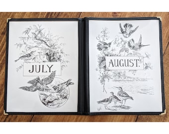 12 Month Set of Nature Cover Pages