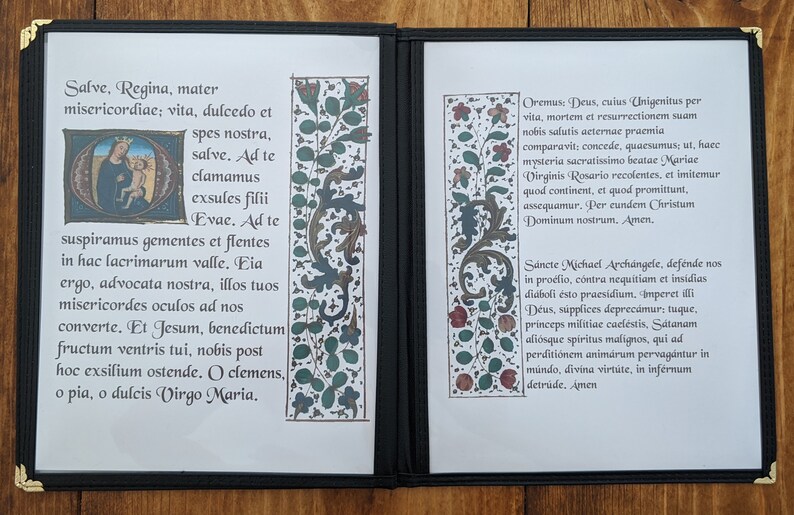 Rosary Prayers in Latin, 8 Page Set, Digital File, Printable - Etsy