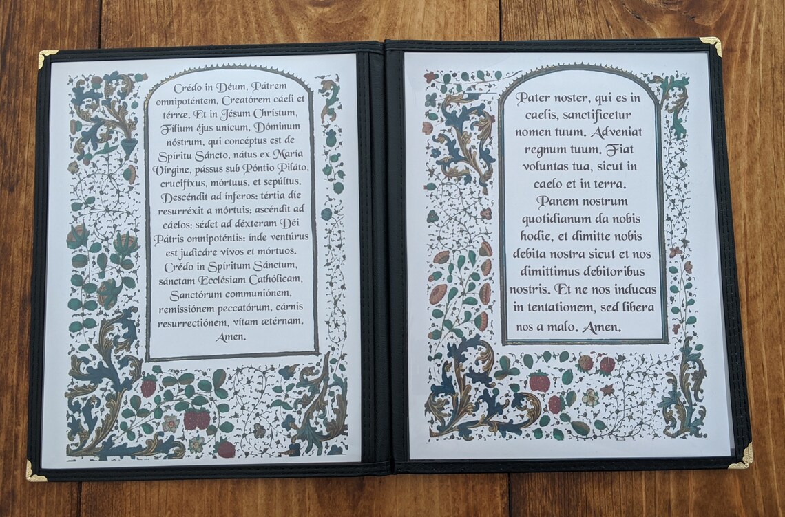 Rosary Prayers in Latin, 8 Page Set, Digital File, Printable - Etsy