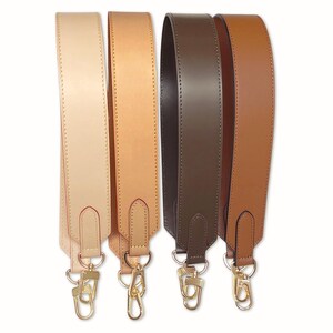 Vachetta Leather Tote Bag Strap, Wide Replacement Shoulder Strap for Handbags, Comfortable Genuine Leather for Daily Travel