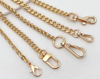 Buy Gold Bag Chain Strap, Cross Body Bag Straps, Shoulder Bag