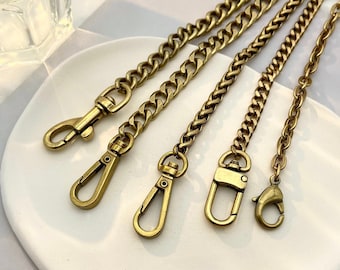 Antique Gold Bag Chain Straps | Various Chain Styles