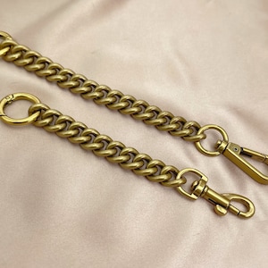 Chain Strap Extender, Thick Antique Gold Chain Strap Extender, Purse Extender Chain, Extenders For Purses, Handbag Extender