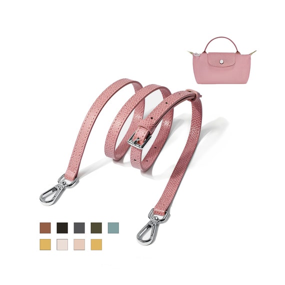 Adjustable Leather Straps DIY Conversion Kits for Longchamp Pouches and Handbags | Shoulder Straps | Crossbody Straps