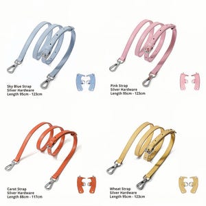 Kit de conversion de lanière en cuir réglable pour mini pochette - Sans perforation, relooking de sac bricolage image 5