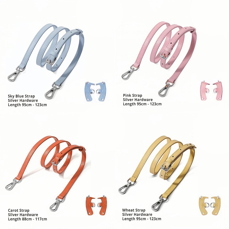 Kit de conversion de lanière en cuir réglable pour mini pochette - Sans perforation, relooking de sac bricolage image 5