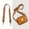 Webbing Strap for Bags – Brown Black Adjustable Crossbody Replacement Strap for Handbags product logo
