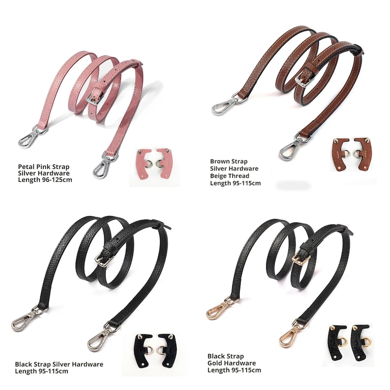 Kit de conversion de lanière en cuir réglable pour mini pochette - Sans perforation, relooking de sac bricolage image 6