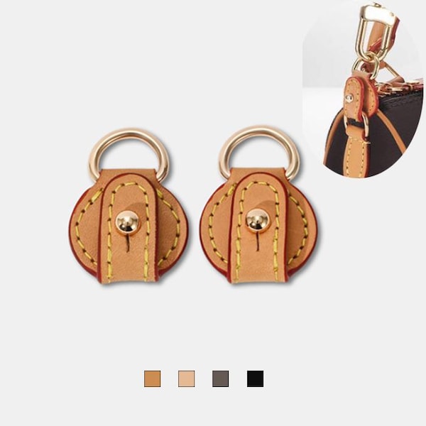 Protetor anti-riscos para ferragens de bolsas de couro.