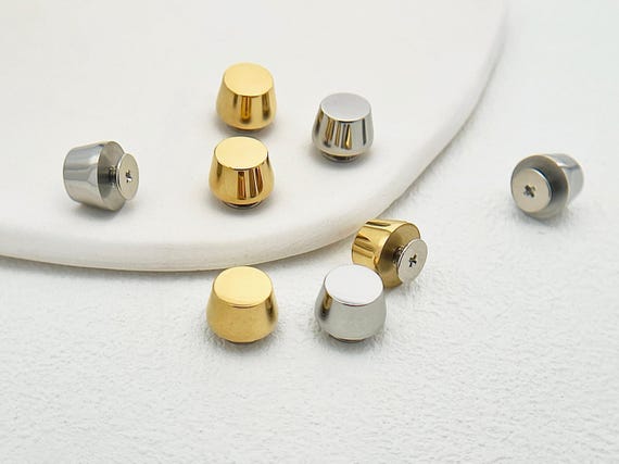 Stainless Steel Screw-On Bag Feet (Set of 4)
