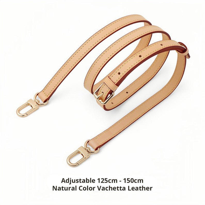 Genuine Leather Extra Long Bag Strap | Adjustable Up to 150cm, Replacement Crossbody Strap image 7