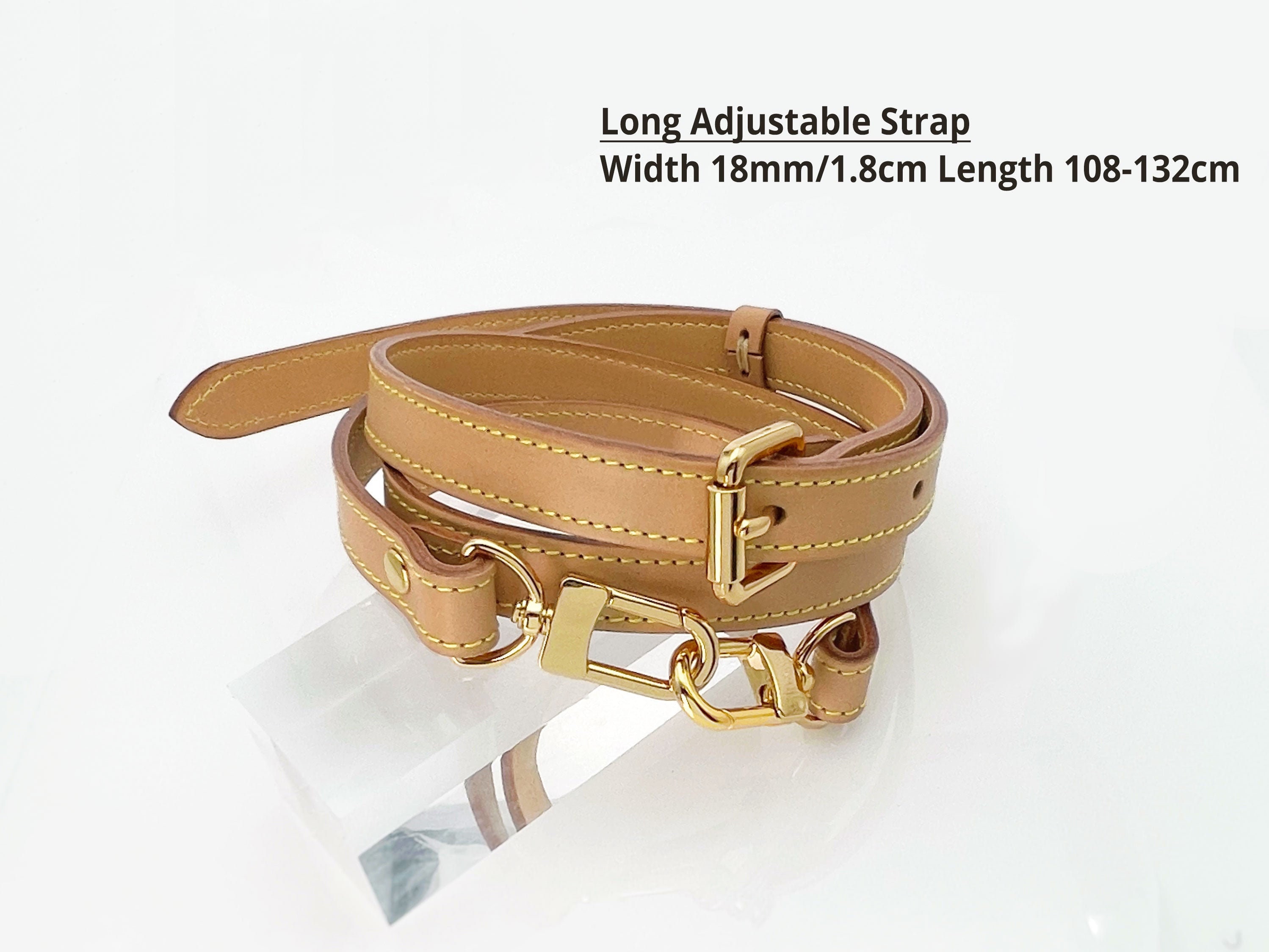 Adjustable Leather Strap Honey Colour