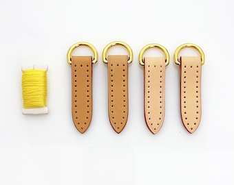 Vachetta Leather Handbag Strap Tabs: DIY Replacement Accessories for Bag Making Bag Repair
