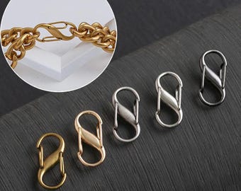 Bag Chain Shortener Clasp - Metal Adjuster for Shortening Purse Chain Length