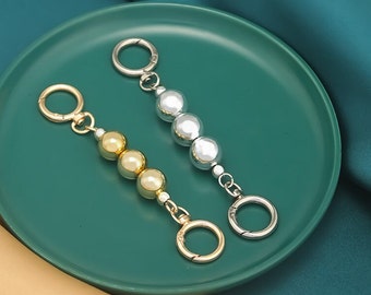 Extensor de cadena para bolso Pearl: herrajes dorados o plateados