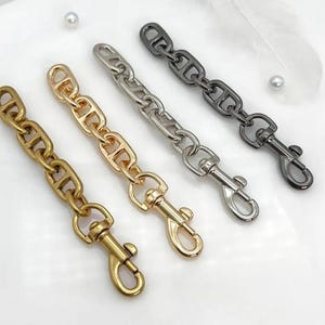 CHAIN STRAP EXTENDER, Antique Gold, Gold, Silver, Gun Metal Bag Handbag Purse Strap Extender