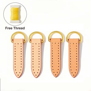 Vachetta Leather Handbag Strap Tabs: DIY Replacement Accessories