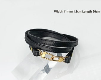 Louis Vuitton Black Leather Adjustable Shoulder Strap Louis Vuitton