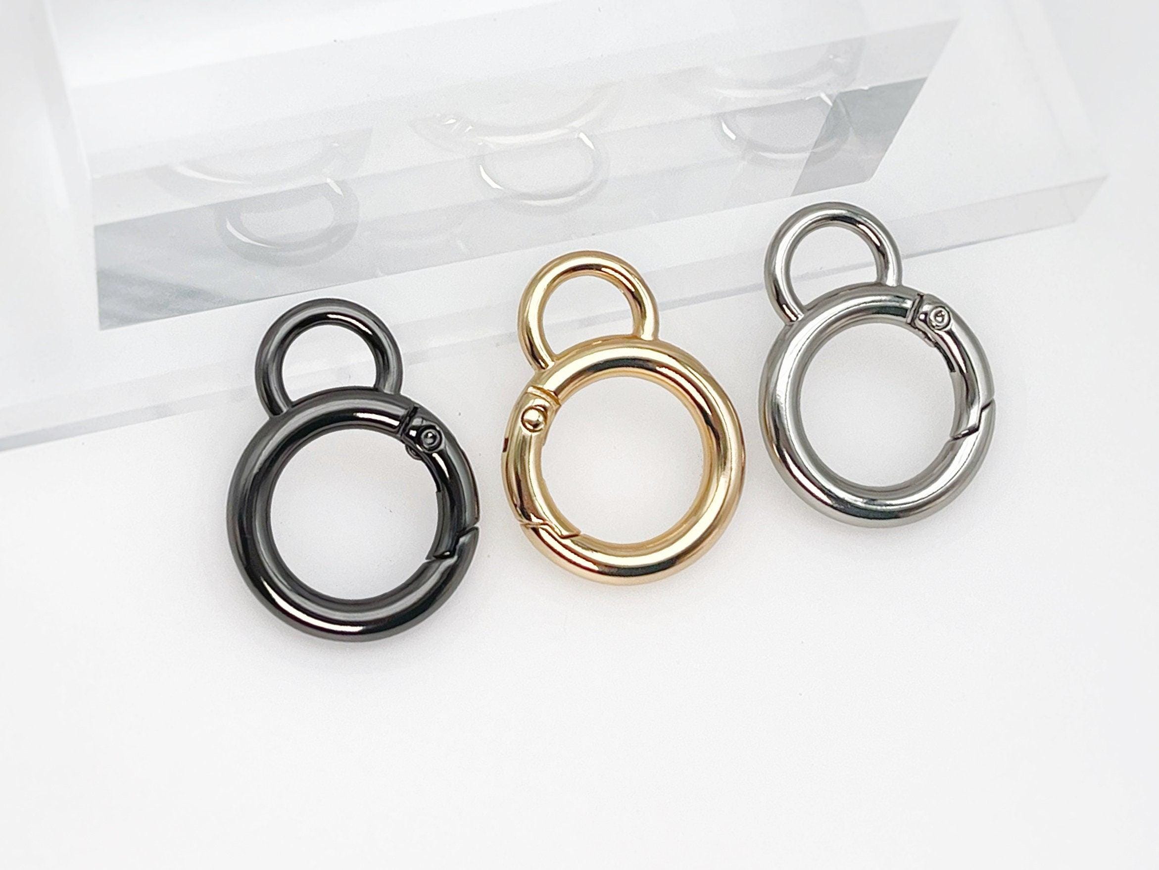 Lot De 2 Boucles Métal 29mm Pour Sac à Main - Argenté - Marque Uxcell - Neuf Avec étiquettes