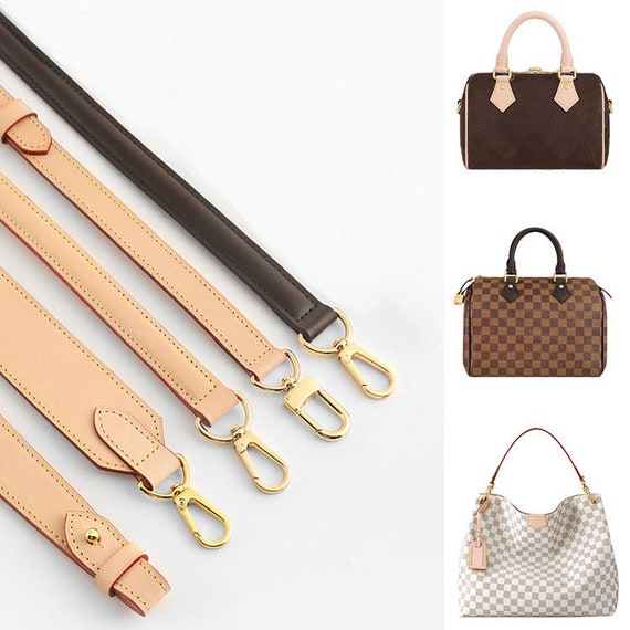 Adjustable Vachetta Leather Straps and Shoulder Straps for Bags 