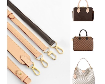 Adjustable Vachetta Leather Straps and Shoulder Straps for Bags