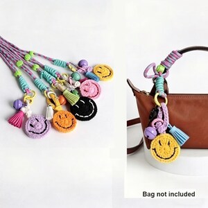 Llavero con forma de carita sonriente - Accesorio para móvil imagen 6
