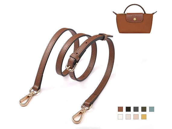 VACHETTA LEATHER STRAP 18mm Crossbody Speedy Strap Removable 