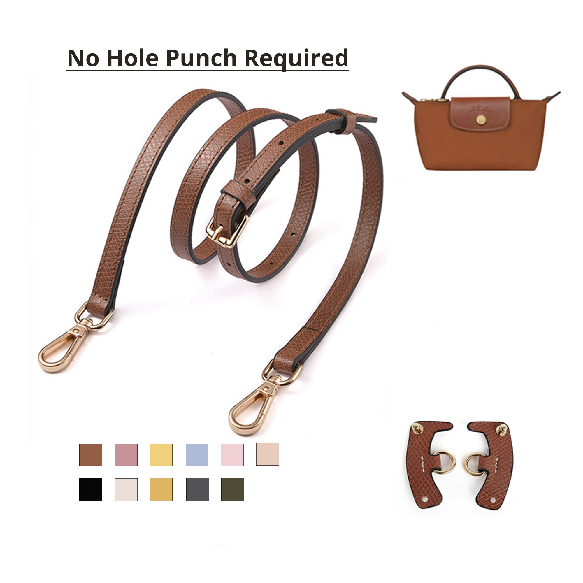 About Women's Handbag Strap Accessories With Handle Shoulder Strap  Replacement Multi Colors Short Strap Shoulder Bag Strap Bag Strap Extenders  Accessories - Temu