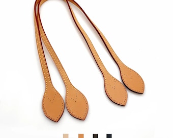 Replacement Leather Strap Handle for Tote Bags - Three Sizes Available