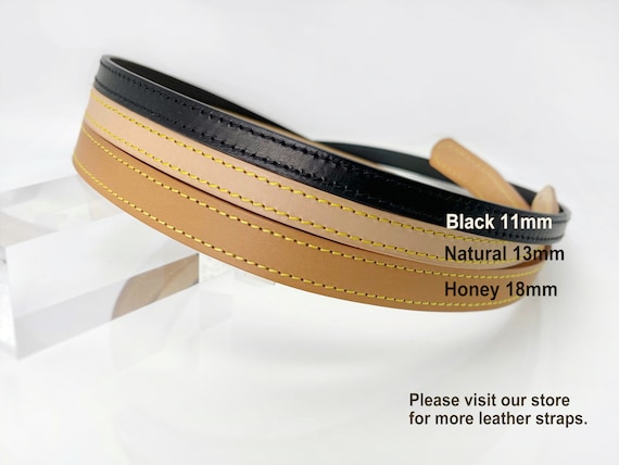 12/15/18mm Vachetta Leather Adjustable Crossbody Shoulder Strap for lv Bag  