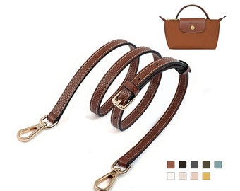 Adjustable Leather Straps DIY Conversion Kits for Longchamp Pouches and Handbags