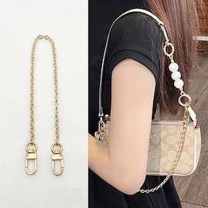 Handbag Accessories Handle Brass Chains for Pouch | Versatile Bag Chains