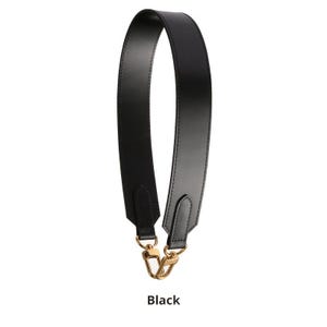Wide Leather Shoulder Strap for Designer Tote Bags