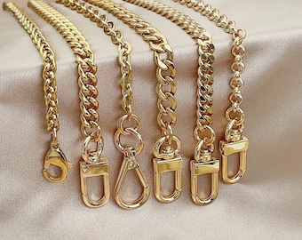 Custom Gold Bag Chain Straps | Premium Stainless Steel Chains Brass Chains