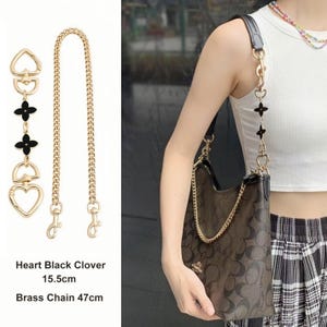 Brass Bag Chain with Extender: DIY Purse Accessories