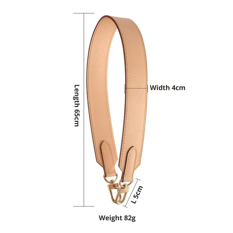 Wide Leather Shoulder Strap for Designer Tote Bags