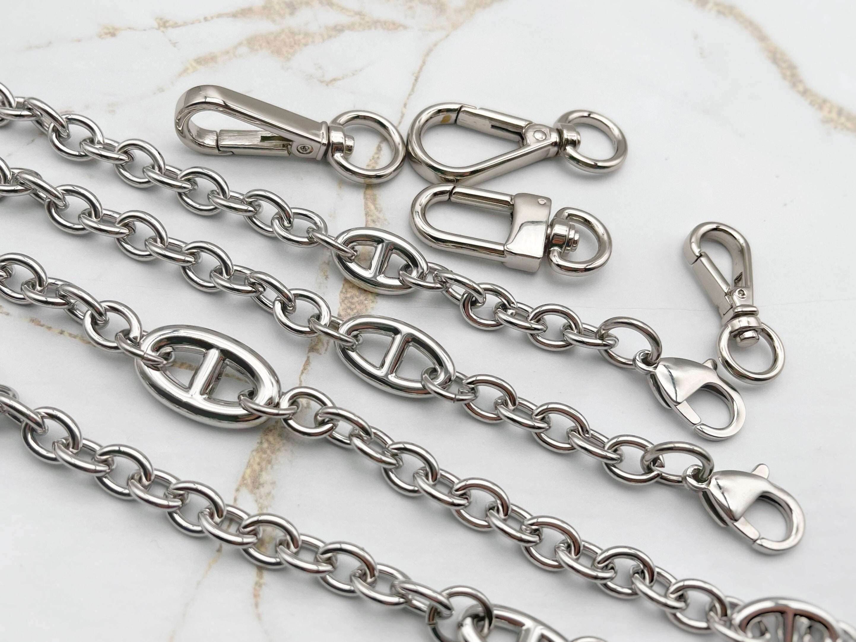 link chain louis vuitton purse metal chain