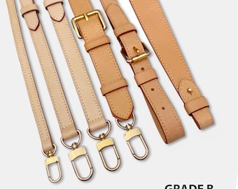 GRADE B Adjustable Vachetta Leather Straps and Shoulder Straps for Bags