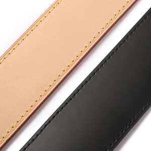 Wide Leather Shoulder Strap for Designer Tote Bags