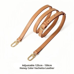 Genuine Leather Extra Long Bag Strap | Adjustable Up to 150cm, Replacement Crossbody Strap image 8