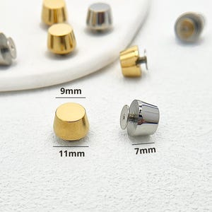 Stainless Steel Bag Feet - Gold/Silver