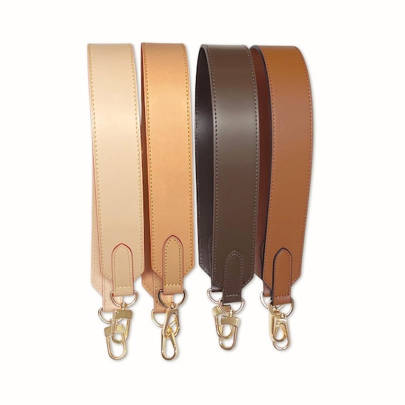 Vachetta Leather Tote Bag Strap, Smooth Leather Wide Replacement Shoulder Strap for Handbags, Comfortable Genuine Leather for Daily Travel