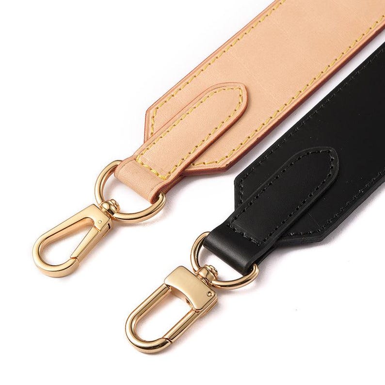 Wide Leather Shoulder Strap for Designer Tote Bags