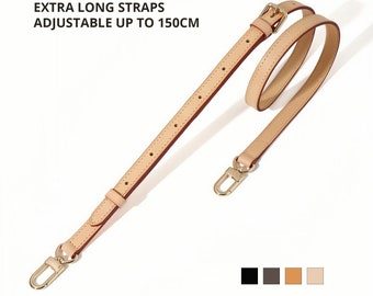 Extra Long Handbag Leather Straps - Up to 150cm, Designer Bags, Bag Accessory, Leather Replacement