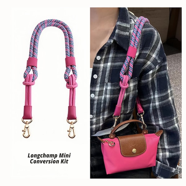 Longchamp Mini Bag Strap Conversion Kit - Fun DIY Colorful Straps for Your Handbag Upgrade