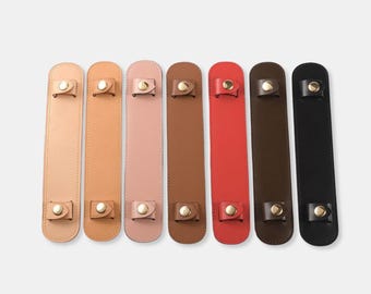 Genuine Leather Bag Strap Shoulder Pad - Detachable Strap Protector for Handbags