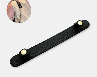 Kettengurt-Schulterpolster - Druckentlastungskissen aus echtem Leder für Handtasche