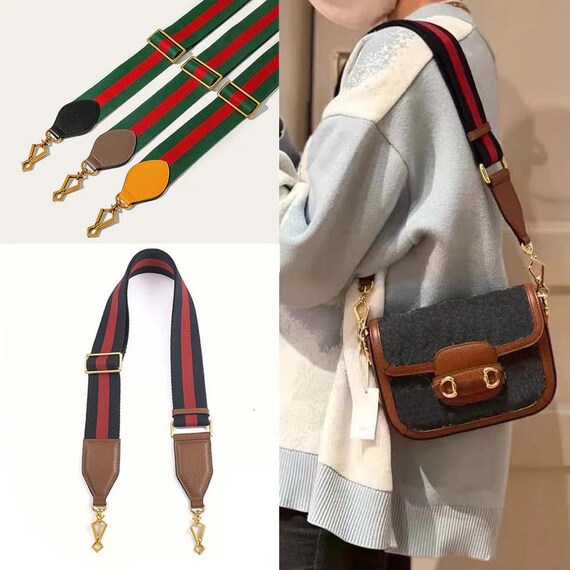 Wide Webbing Strap for Designer Handbags - Adjustable and Comfortable